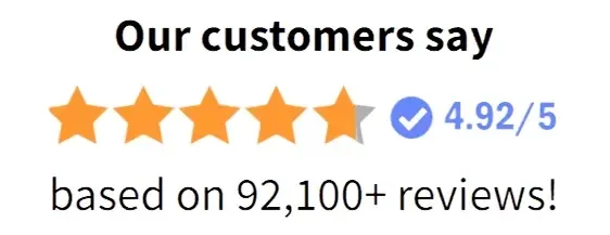 ProstaVive customer rating 4.92 out of 5 based on 92,100+ reviews